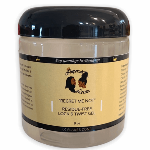 A clear gel that's residue-free for re-twists and edge control. It works great on dreadlocks without leaving any residue.